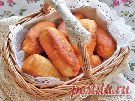 Жареные пирожки с картошкой (постные)