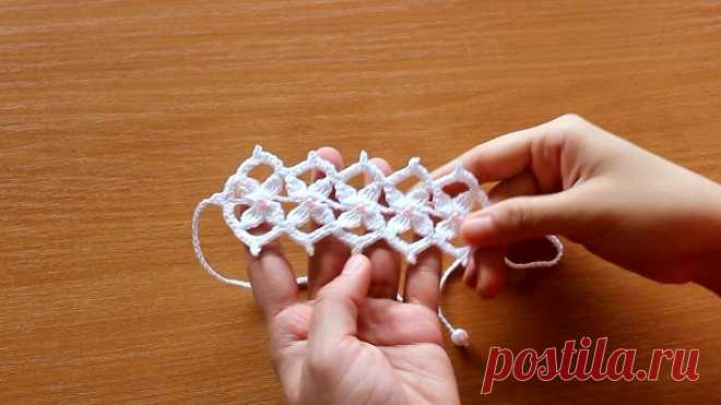 САМЫЙ КРАСИВЫЙ БРАСЛЕТ КРЮЧКОМ ! crochet bracelet [buDNGvmHzbo]