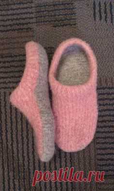 Felted Clogs made Easy! fast slippers..