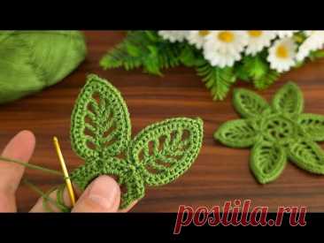 Wow!.. Incredible..Look at this beauty! One piece flower motif. Super Easy Crochet. #crochet #motif