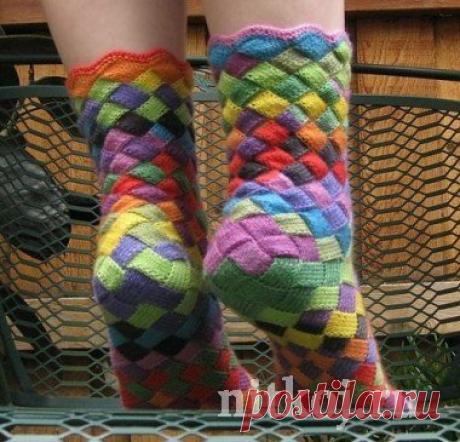 Вязаная обувь, носки » Страница 3 » Ниткой - вязаные вещи для вашего дома, вязание крючком, вязание спицами, схемы вязания