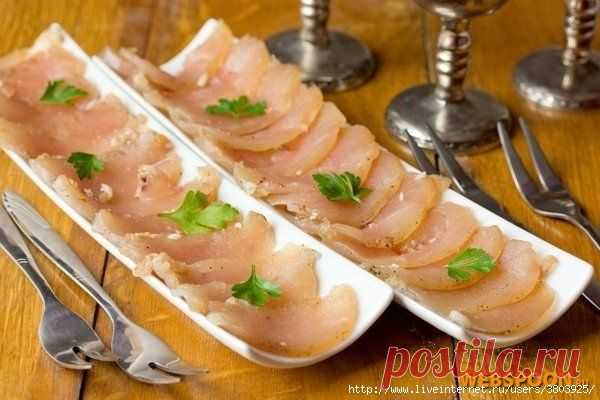 Вяленая куриная грудка - получилось волшебно: нежно, ароматно и быстро! | Четыре вкуса