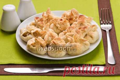 Мешочки с мясом и грибами. Необычное блюдо с очень знакомыми и любимыми всеми продуктами. Очень питательно, даже гарнира никакого не нужно!