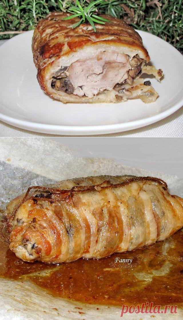 Запеченный свиной рулет | Кошкин дом