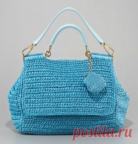 Сумочки, связанные крючком, от Dolce Gabbana — Рукоделие