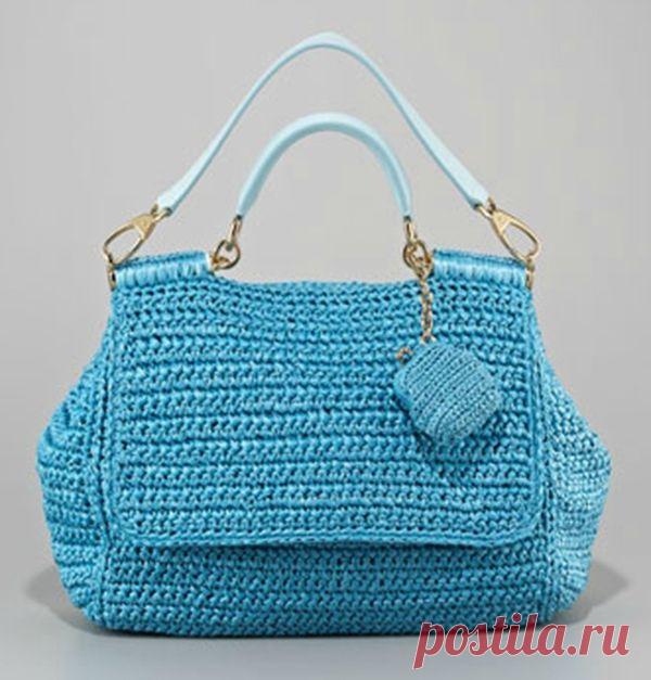 Сумочки, связанные крючком, от Dolce Gabbana — Рукоделие