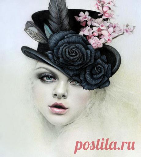 Художница, рисующая женственность. Портреты Бек Уиннел (Bec Winnel)