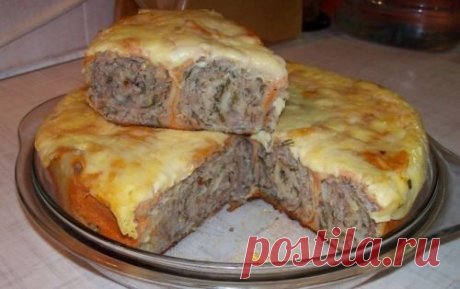 Пирог с фаршем (в мультиварке)