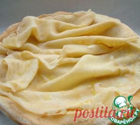 Русские блинчики по ГОСТу - кулинарный рецепт