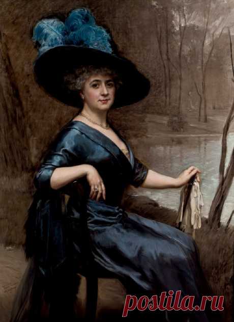 Аукционное в коллекцию... Художники Madrazo: Raimundo de Madrazo y Garreta (Spanish, 1841-1920)