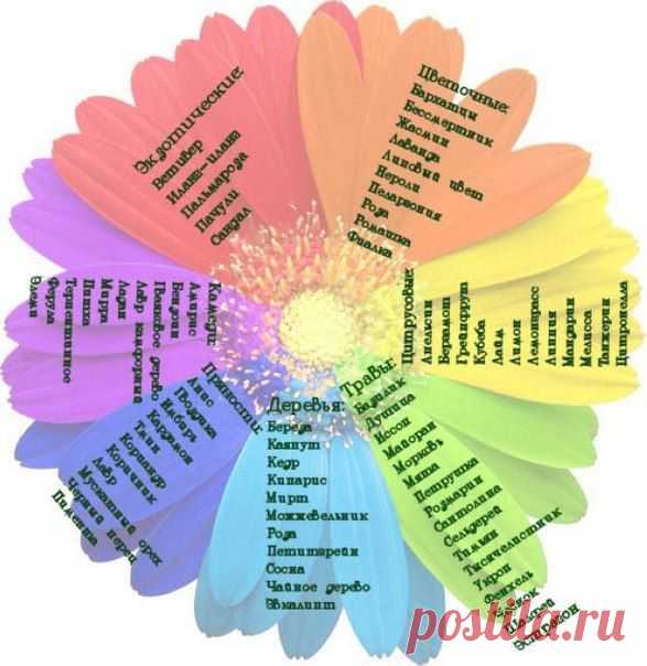 СОЧЕТАЕМОСТЬ ЭФИРЫХ МАСЕЛ