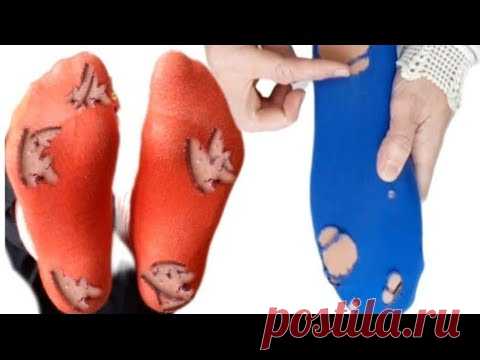 Нет денег впустую, ноль затрат, просто переработайте рваные носки