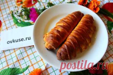 Румяные булочки с персиком и творогом - рецепт с фото / Простые рецепты