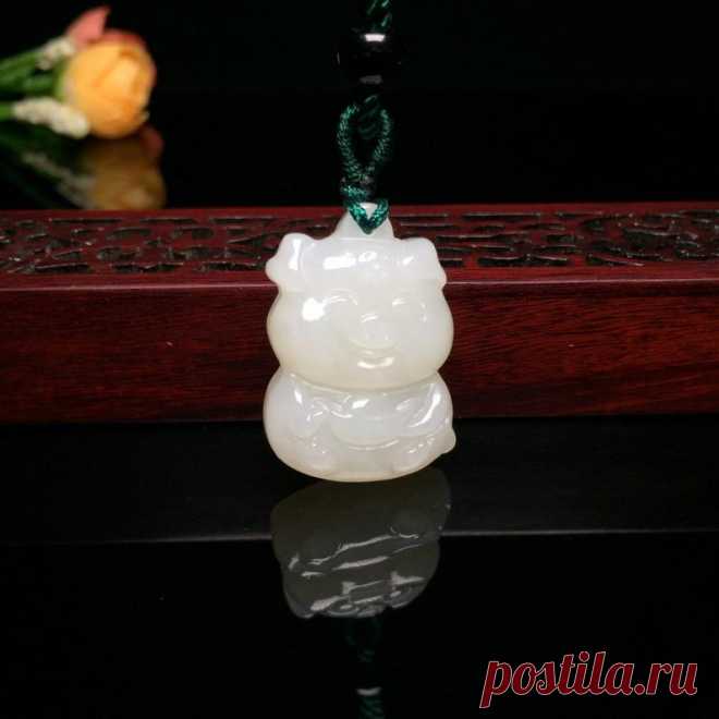 Natural Hetian Jade Pendant Pig Pendant Woman Pendant | Etsy