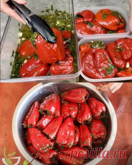 обалденная пряно-пикантная закуска «хоть куда» (идеально к мясу, на хлебе и для салатов)
Запекаю, мариную и через два часа уже пробуем! Потрясающая пряно-пикантная закуска из сладких перцев!
В сезон такую закуску я готовлю по несколько раз в неделю! Подаю и к мясу, и на бутербродах, и в салаты добавляю. И готовятся такие перчики проще некуда, своего времени, от силы, уйдёт не более 20 минут! Пробовать рекомендую настоятельно, перец, действительно, потрясающе вкусный получа...