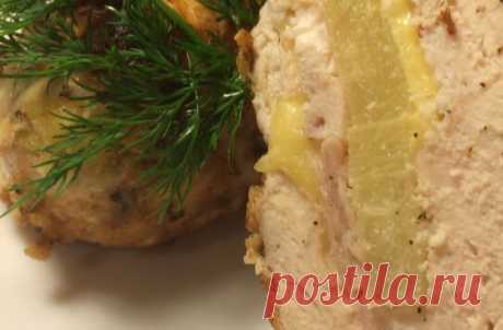 Куриные рулетики с ананасом - Home-Cook.Net