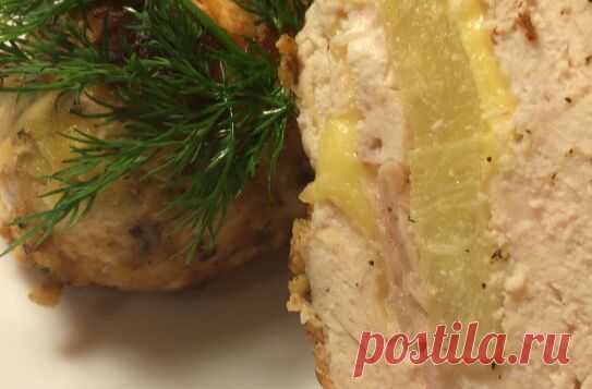 Куриные рулетики с ананасом - Home-Cook.Net