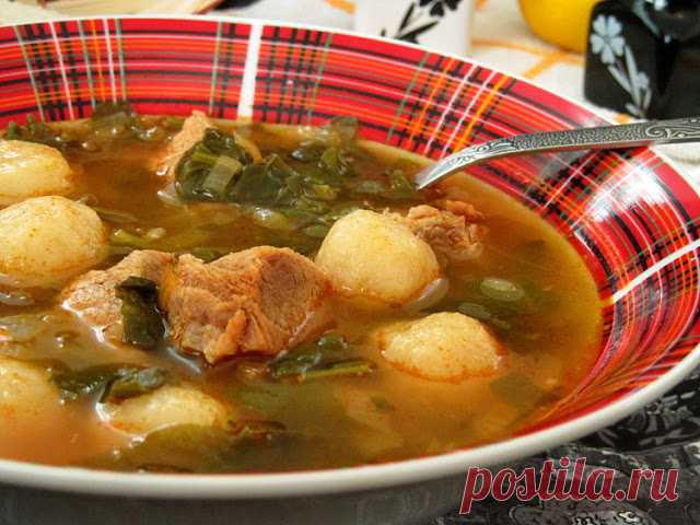 Флол - армянский суп с галушками