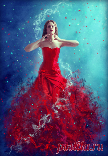 Создаём коллаж Дымная фантазия в Adobe Photoshop