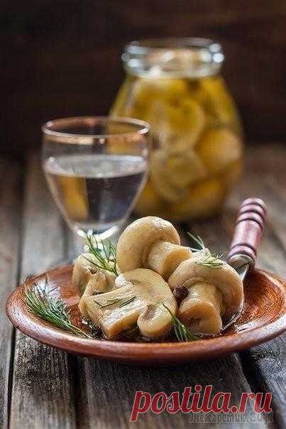 Маринованные шампиньоны за 5 минут
