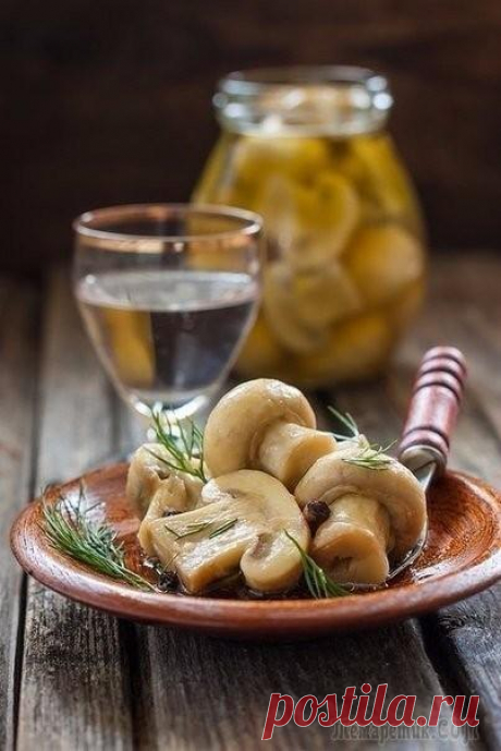 Маринованные шампиньоны за 5 минут