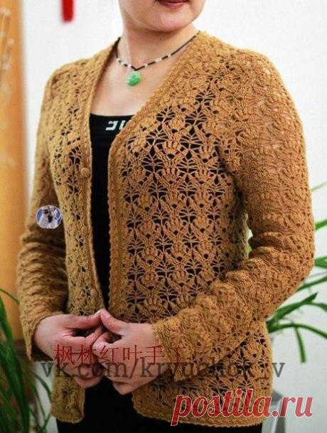 Ажурный жакет   Схема узора