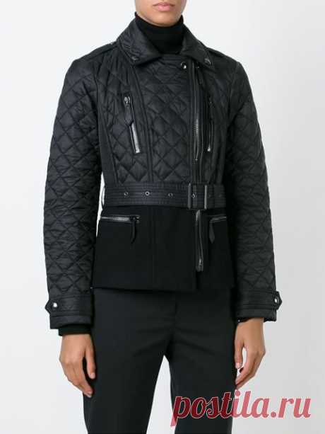 Burberry Brit Байкерская Куртка С Стегаными Панелями - Stefania Mode - Farfetch.com