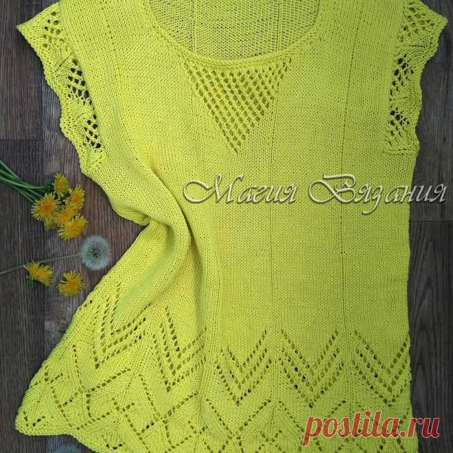 Топы, майки, футболки – вяжем всё! | Магия Вязания / Knitting Magic | Яндекс Дзен
