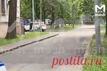 Заминированный в Москве автомобиль попал на видео