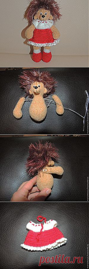 Девочка Ежиха мастер-класс - Ярмарка Мастеров - ручная работа, handmade