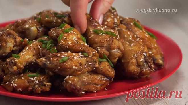 Куриные крылышки по-корейски за 25 минут! Рецепт от Всегда Вкусно!