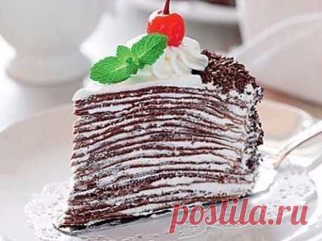 БЛИННЫЕ ТОРТИКИ: ТОП-10 САМЫХ ВКУСНЫХ
