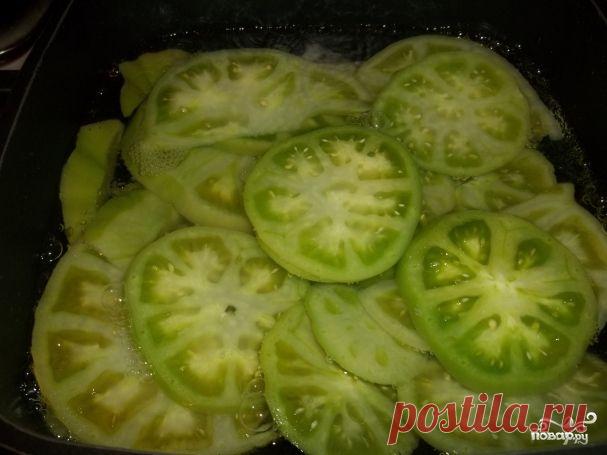 Салат из зеленых помидоров - пошаговый кулинарный рецепт на Повар.ру