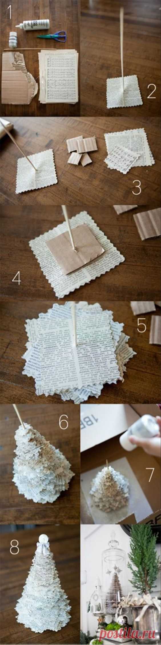 Dump A Day Christmas Craft Ideas - 50 Pics | I could make | Поделки На Рождество Своими Руками, Деревья и Рождественские Елки