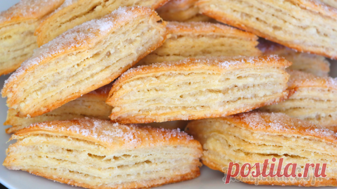 Готовлю третий раз! Простое и вкусное слоеное печенье на кефире Делюсь одним из любимых рецептов печенья на кефиреШтрейзель: Сахар 150 гр.  Мука 120 гр.  Масло сливочное 50 грТесто: Мука 480 гр.  Разрыхлитель 1 чл.  Соль 1/2 чл.  Масло сливочное 250 гр.  Кефир 250...