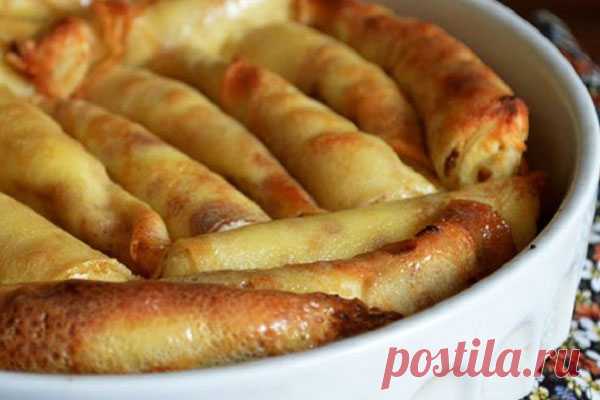 Исчезают со стола вмиг! Вкусные налистники с творогом без муки по бабушкиному рецепту! Невероятно вкусное блюдо! Необычный рецепт без муки. Такие налистники просто таят во рту – ваша семья будет довольна. Все попросят добавку! Приготовьте сего