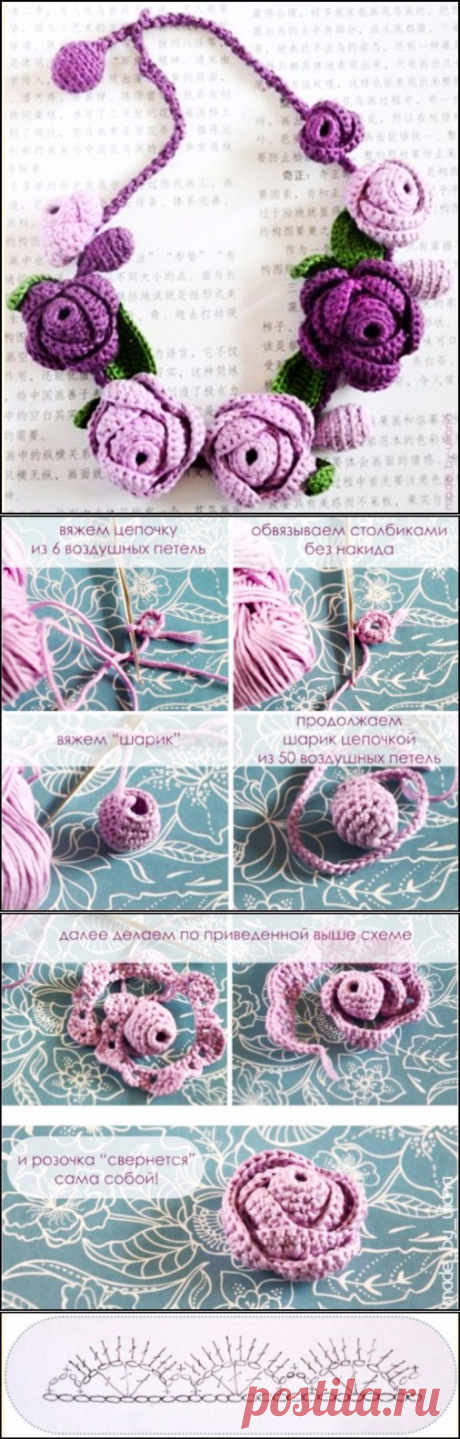 Вязаное украшение
