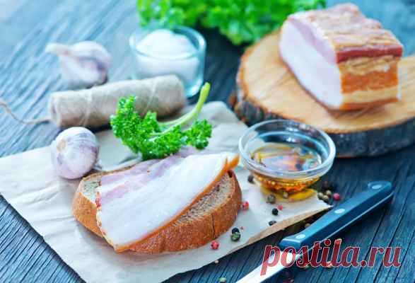 Как засолить сало в рассоле — Домашняя кулинария