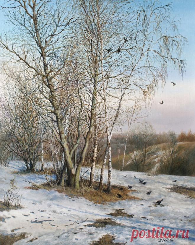 Лирические пейзажи Сергея Дорофеева .