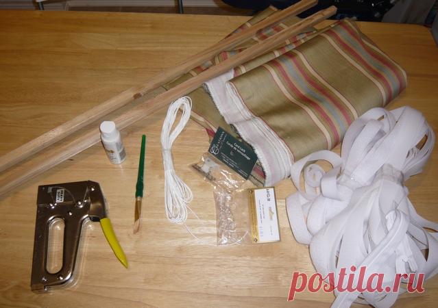 Римские шторы - как шить.