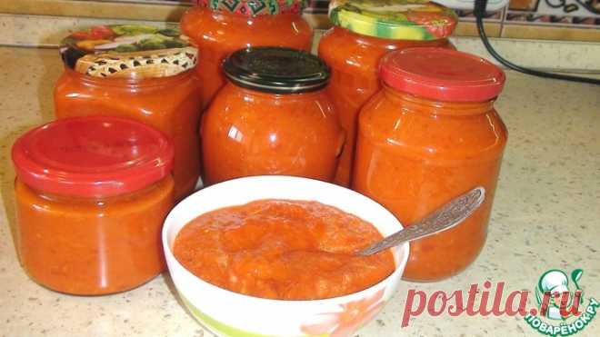 Айвар из перца и баклажан Кулинарный рецепт