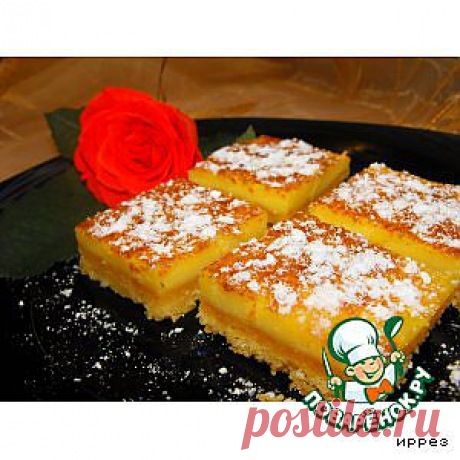 Апельсиновые квадратики - кулинарный рецепт
