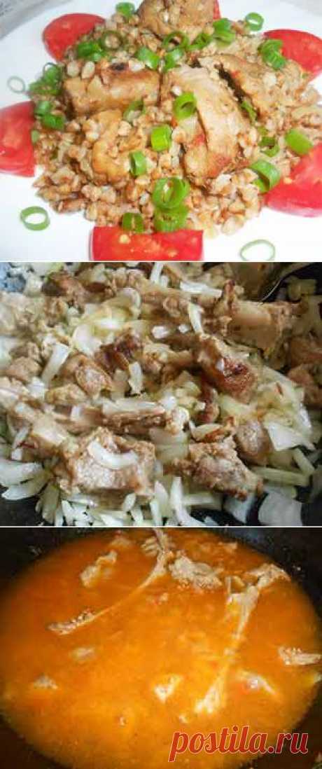 Гречка с мясом в духовке - ужин без хлопот |