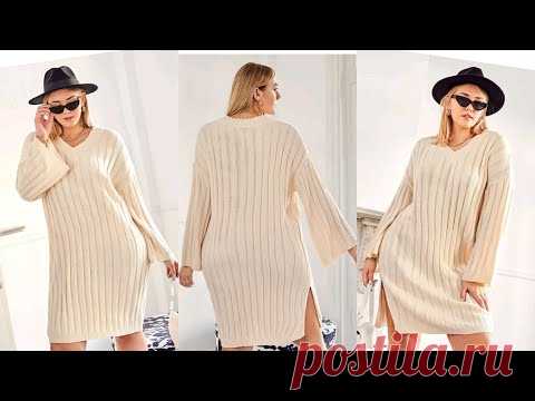 Платье спицами Plus Size

Видео МК https://youtu.be/QeCjk1JGqnQ