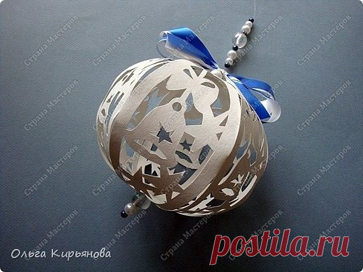 Вырезаем из бумаги новогодние подвески — DIYIdeas