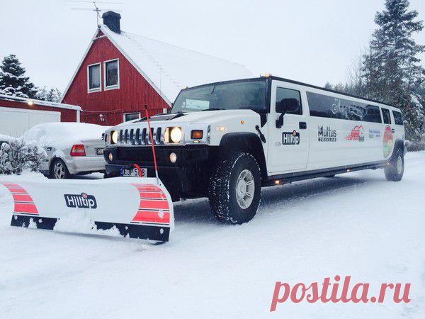 Лимузин-снегоуборщик — специально для деревенских свадеб - автоновости - Авто Mail.Ru