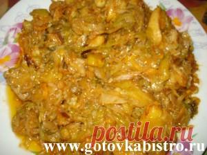 Овощное рагу с мясом и капустой | Готовим быстро и вкусно