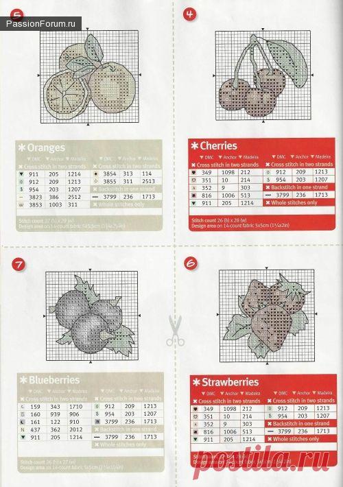 Фруктовый джем / Вышивка / Вышивка крестом