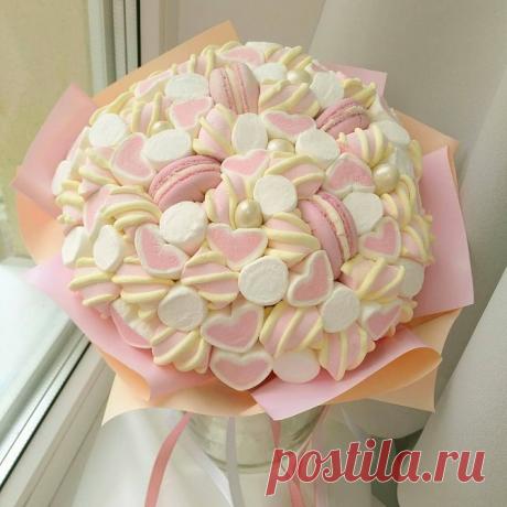 Как сделать букет из зефира своими руками: мастер-класс с пошаговыми фото