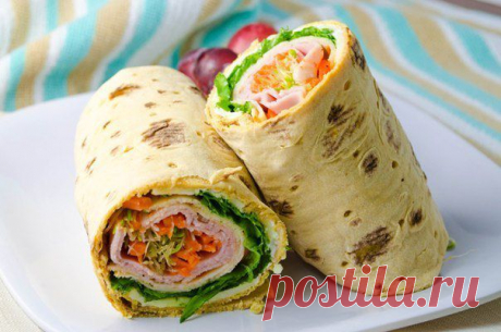 Ролл с ветчиной и сыром